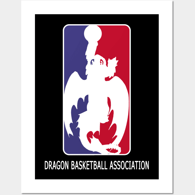 Dragon Basketball Wall Art by peekxel